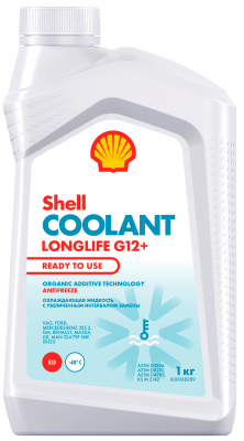 Антифриз SHELL Coolant Longlife G12+ готовый
