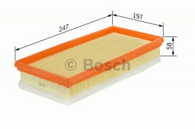 Воздушный фильтр BOSCH F026400052 вставка