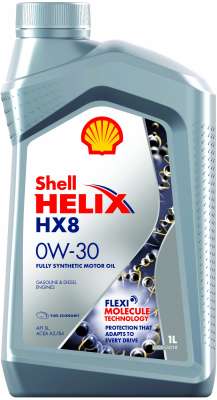 Моторное масло Shell Helix HX8 0W-30