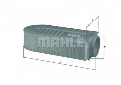 Воздушный фильтр MAHLE ORIGINAL LX1686/1 вставка